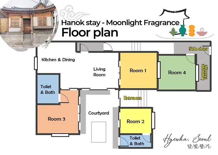 Villa Traditional Family Hanok, Moonlight Fragrance